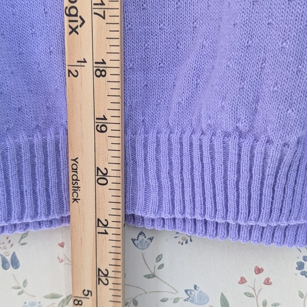 💜 Vintage Knit L Sweater Pullover Delicate Feminine Gramma Core